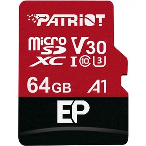 Patriot Memory patriot kartica 64GB microsdxc UHS-3 , pisanje 80MBs , branje 100MBs + adapter Cene