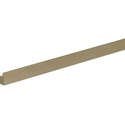 PROFILES AND MORE Rubna lajsna s utorom (95 cm x 23 mm x 13 mm, Bukva, Neobrađeno) Cijene