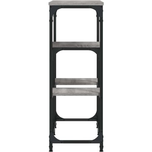  Konzolni stol siva boja hrasta 89 5x28x76 cm konstruirano drvo Slike