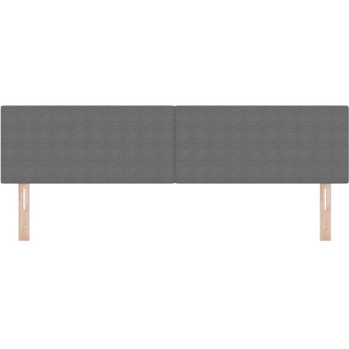  LED glava kreveta Svijetlo siva 180 cm Kordura tekstil Slike