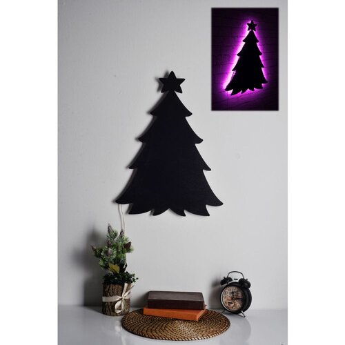 Wallity zidna led dekoracija christmas pine 2, 23 x 28 cm, 20.16 w, roze Cene
