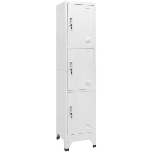 The Living Store Garderobna omarica na ključ s 3 predelki 38x45x180 cm - Garderobna Omara, (21436395) Cene