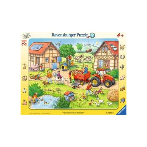 Ravensburger Puzzle - Sestavljanka z okvirjem - Moja mala kmetija, 24 delov Cene