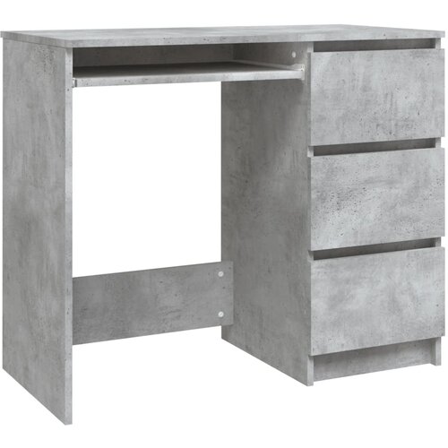 Maison Chic Pisalna miza - pisarniška miza - Računalniška miza betonsko siva 90x45x76 cm iverna plošča, (21785610) Cene