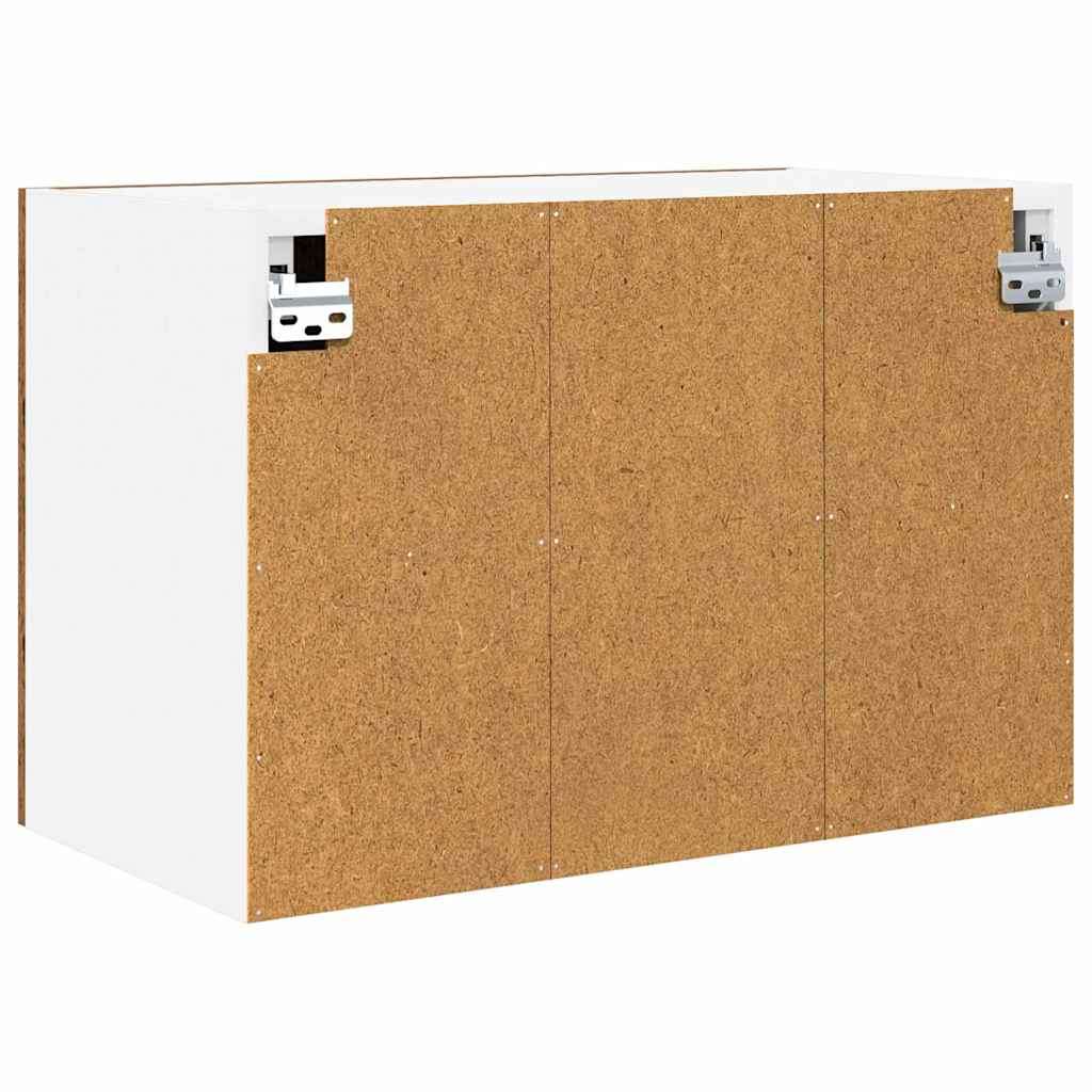  Viseći ormarić Riga 2 pcs Beton siva i bijela 60 x 31 x 40 cm Slike