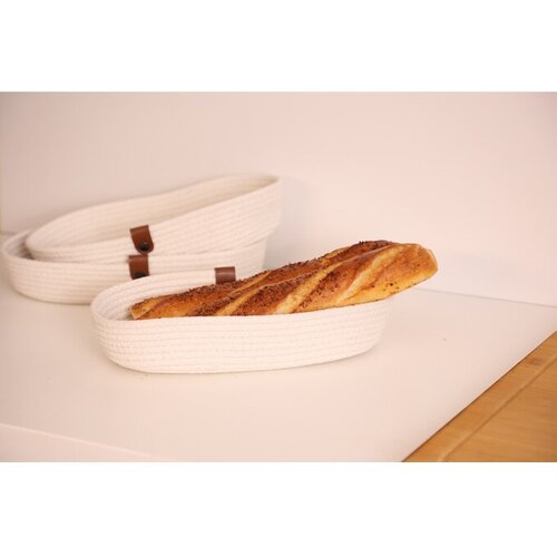Aberto Design set pamučnih korpi za hleb 3 komada JUT01002127D Slike