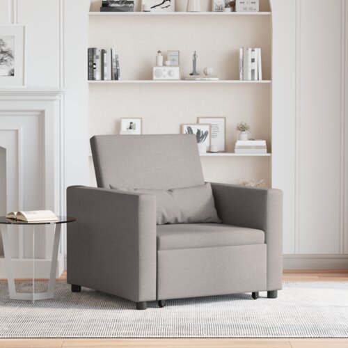 vidaXL 3-u-1 konvertibilni taupe sofa krevet Cijene