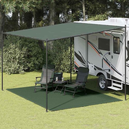  Tepih za šator 300 x 400 cm HDPE zeleni Cene