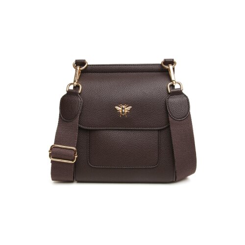 Fancy Metal Goods Ltd Alice Wheeler - Torba - Bloomsbury, Chocolate, Crossbody Cene
