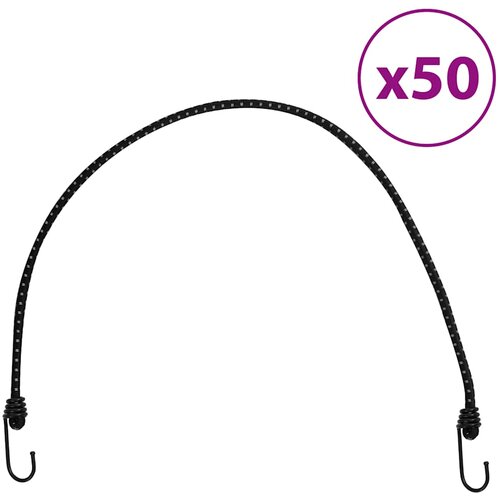  Užad za bungee s reflektirajućim prugama i kukama 50 kom 88 cm Cene