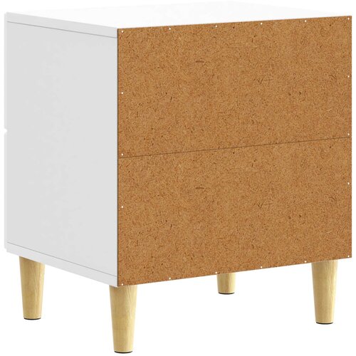  Noćni ormarić 2 pcs Bijela visokog sjaja 43 x 34,5 x 48 cm Slike