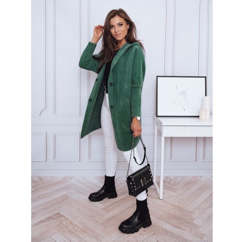 DStreet Women&amp;#039;s coat ala alpaca RITA green NY0455 Slike