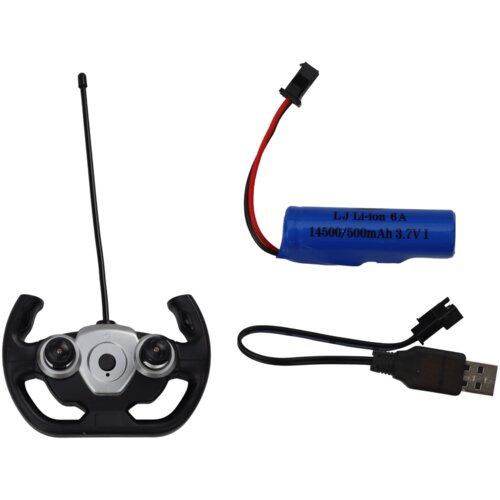 Lean Toys Tovornjak z daljinskim upravljalnikom RC daljinski upravljalnik sveti 27 MHZ rumena Slike