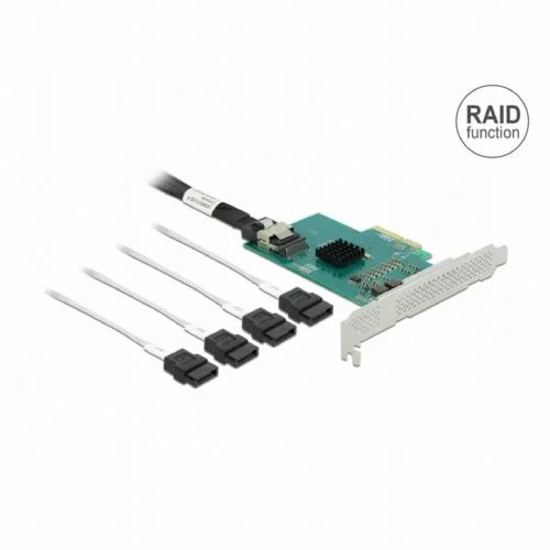 Delock Kartica PCI Express 4x SATA 6Gbs RAID HyperDuo +Low Profile