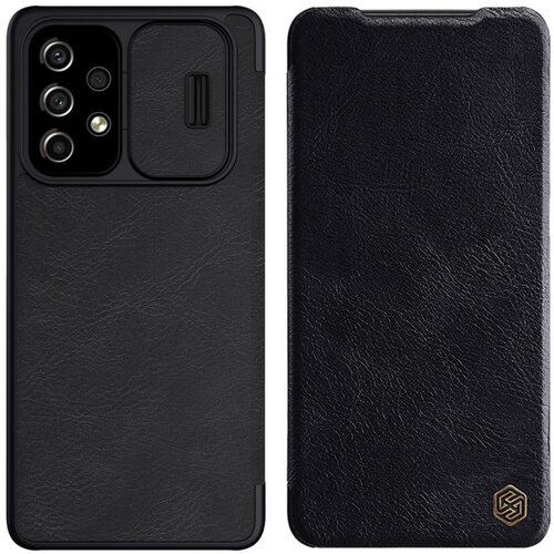Nillkin preklopna torbica QIN Pro z za&amp;scaron;čito kamere za Samsung Galaxy A53 - črna Slike