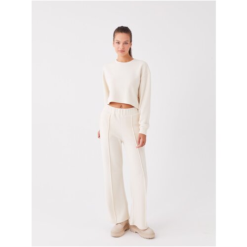 LC Waikiki Women&amp;#039;s Sweatpants with Elastic Waist and Wide Leg Straight Slike