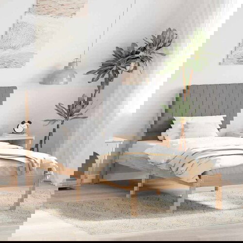  Okvir za krevet s uzglavljem Smeđa 75 x 190 cm tkanina Cene