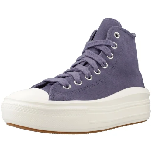 Converse CHUCK TAYLOR ALL STAR MOVE PLATFORM SUEDE Ljubičasta