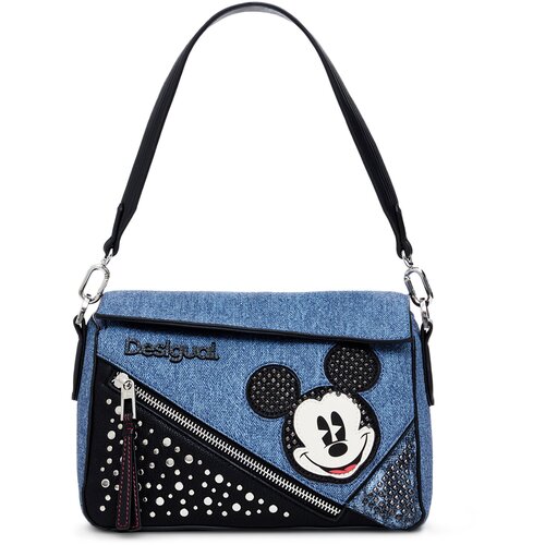 Desigual BAG MICKEY DENIM EDGE PHUKET MINI NF PU Plava Slike