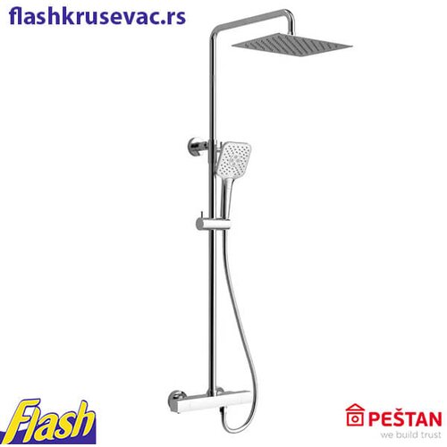 Peštan termostatska slavina za tuš kabinu i usponski tuš - fluenta qow-ts hrom 40010786 Cene