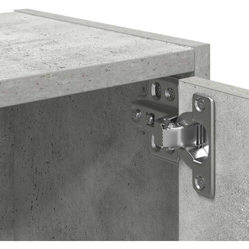  Regal za knjige boja betona 40x24x77 cm konstruirano drvo Slike