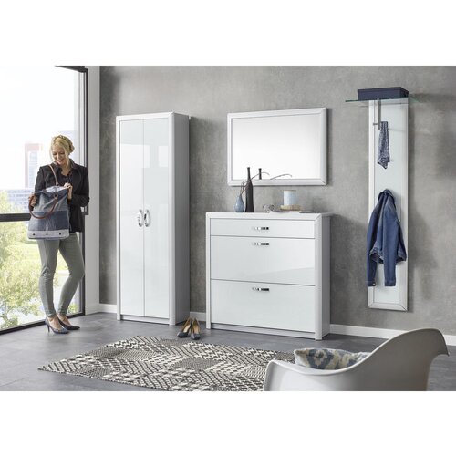 Dieter Knoll OMARA ZA ČEVLJE bela, barve aluminija Slike