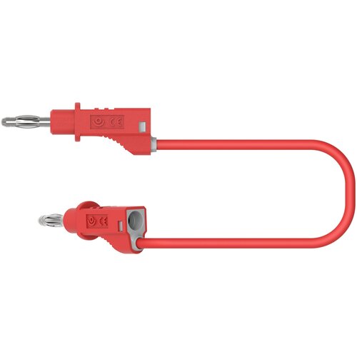 Electro PJP 2110-CD1-50R merilni kabel [banana moški konektor - banana moški konektor] 50 cm rdeča 1 kos, (20453817) Cene