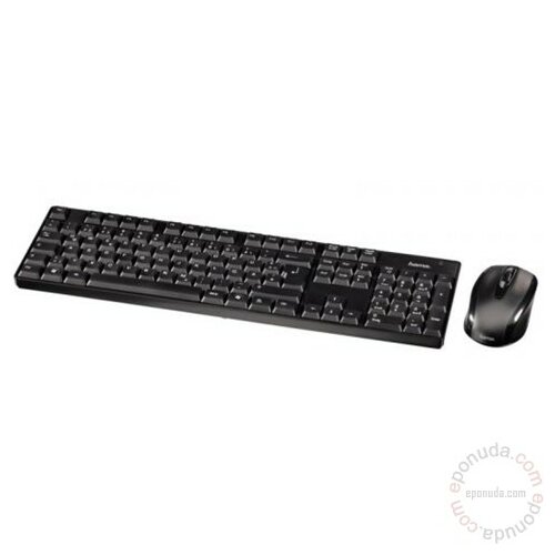Hama RF2200 Cordless Black 53818 tastatura Slike