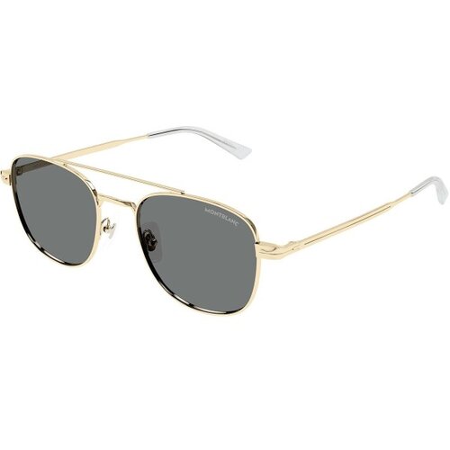 Mont Blanc MB0363S 001 ONE SIZE (51) Zlata/Siva Slike