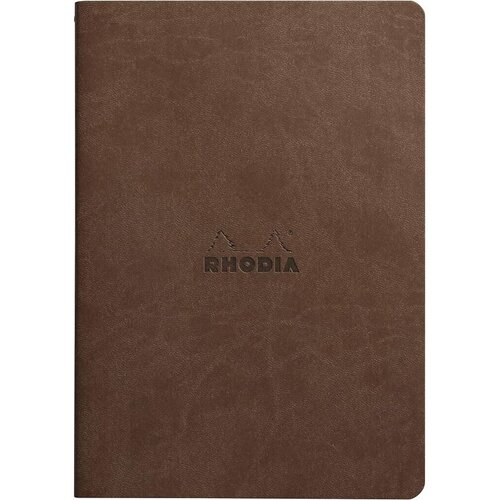 Clairefontaine Rhodia Rhodiarama bilježnica A5, 32 lista, linije, smeđa Slike