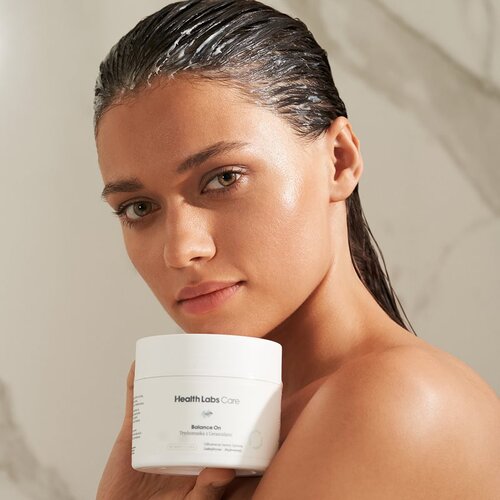 Health Labs Care Balance On Trichomaska with ceramides for the scalp hranilna in vlažilna maska za lase s ceramidi 175 ml Slike