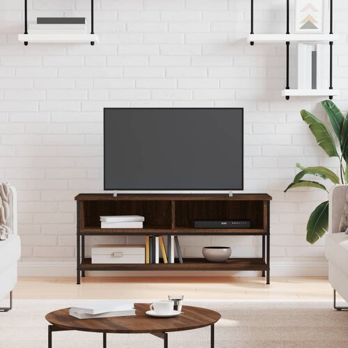 vidaXL TV omarica rjav hrast 100x35x45 cm inženirski les Cene