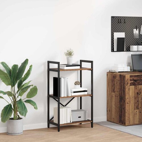 vidaXL Polica Staro drvo 56 x 34 x 96 cm Konstruirano drvo Cijene