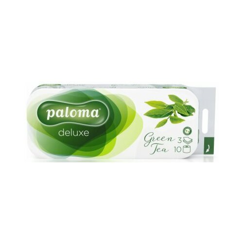 Paloma deluxe green tea troslojni toalet papir 10 komada Slike
