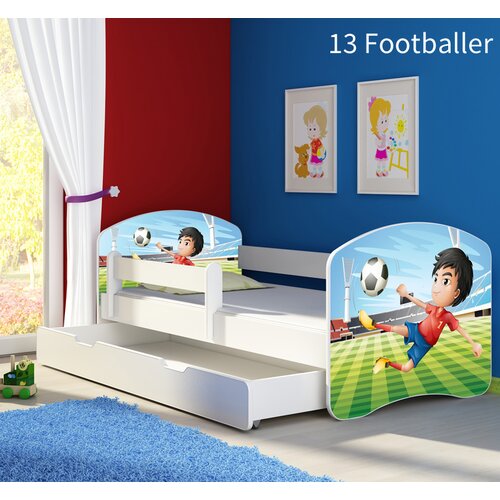 ACMA Dječji krevet ACMA s motivom, bočna bijela + ladica 180x80 cm 45-mehanicar Cijene