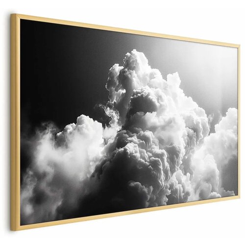  Plakat Clouds Like Dreams: Let the Sun Brighten Your Day &ndash; A Visual Feast 30x21 Zlatni okvir Cijene