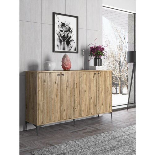 Hanah home komoda FRN-12016 atlantic pine console Slike