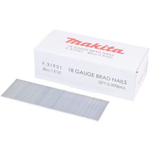 Makita čavli 18GA, 40 mm, pocinčani, 5000 kom F-31931 Slike