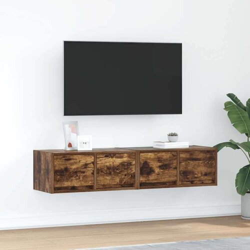 vidaXL TV ormarići 2 kom boja dimljenog hrasta 60x31x25,5 cm drveni Cene