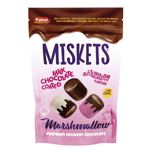 P&L marshmallow preliven mlečnom čokoladom miskets 80g Slike