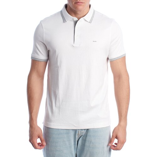 Michael Kors Polo majice kratki rokavi OF15FY220B-WHITE Bela Cene