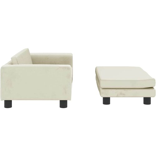  Krevet za pse s produžetkom krem 100 x 50 x 30 cm bar&amp;scaron;unasti Slike