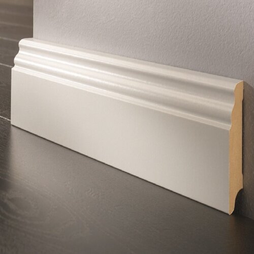 LOGOCLIC podna kutna lajsna bijela (2,6 m x 17 mm x 100 mm, profilirano) Cijene