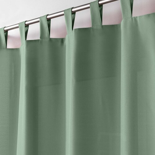 Douceur d int&amp;eacute;rieur Zelena zavesa 140x260 cm Essentiel &amp;ndash; Slike