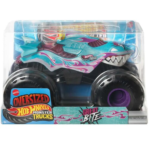 Mattel hot wheels: monster trucks oversized great bite čudovi&scaron;ni automobil 1/24 - Cijene