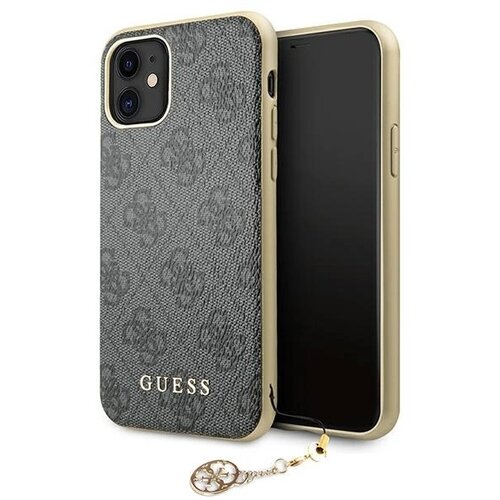 Guess OVITEK CASE ZA IPHONE 11 XR SIVA 4G CHARMS COLLECTION, (21834284) Cene