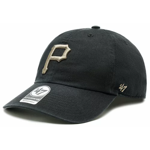 47 Brand Kapa s šiltom MLB Pittsburgh Pirates Ballpark Camo 47 CLEAN UP B-BPCAM20GWS-BK Black