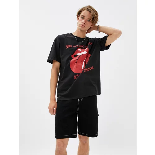 Koton The Rolling Stones Short Sleeve T-Shirt Licensed Printed