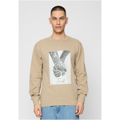 Mister Tee Trust 2.0 Crewneck darksand Slike