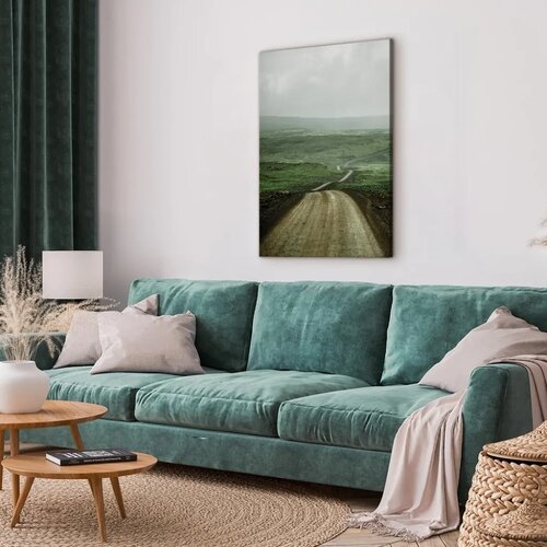  Slika - Road Across the Plains (1 Part) Vertical 80x120 Na talijanskom platnu Slike
